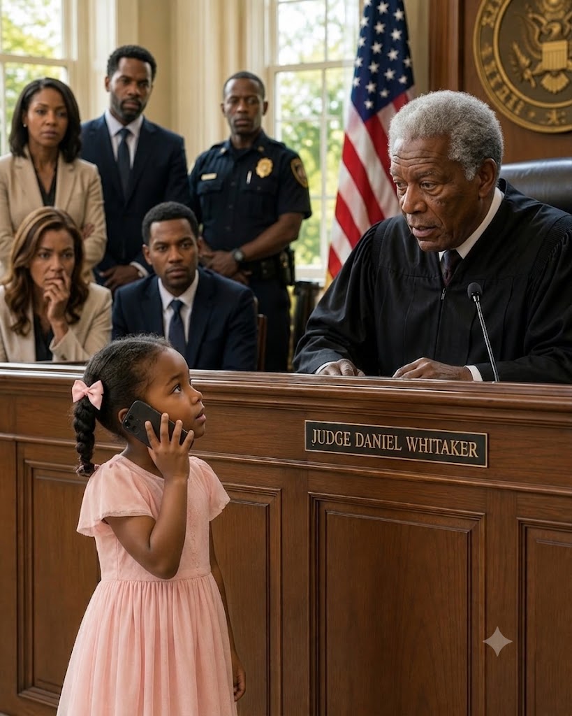 A JUDGE LAUGHED WHEN A 5-YEAR-OLD GIRL PULLED OUT A PHONE IN HIS COURTROOM AND SAID, “I NEED TO CALL SOMEONE”—THEN SHE LOOKED STRAIGHT AT HIM AND ASKED, “ARE YOU GRANDPA EVERETT?”