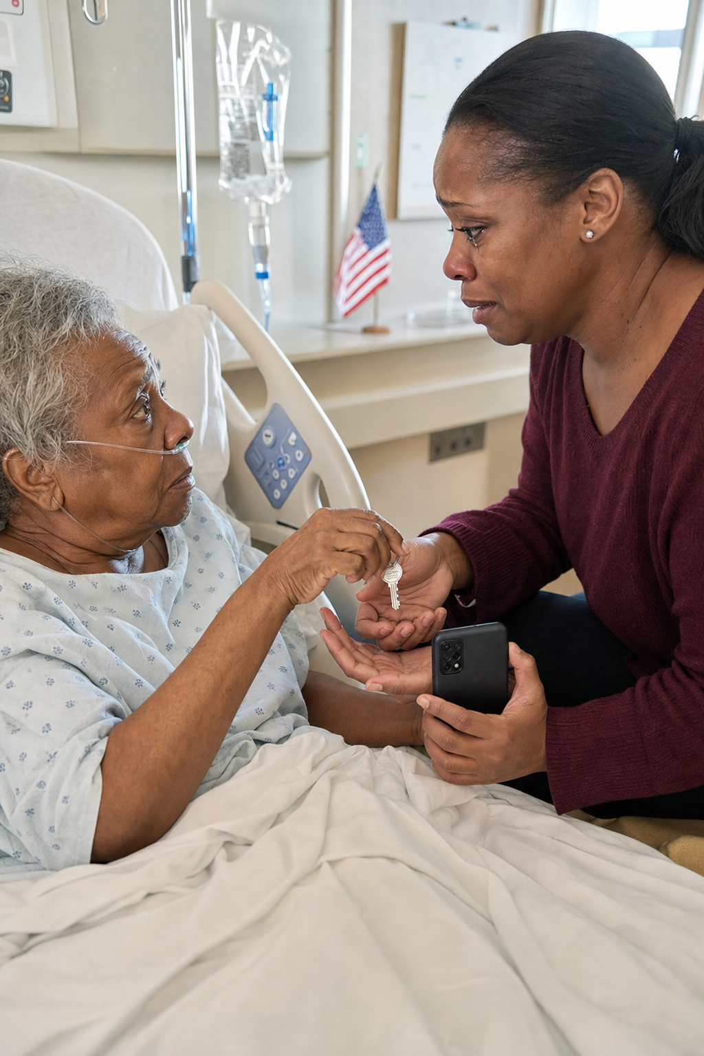 I Called My Husband 31 Times From the ER While His Mother Died.