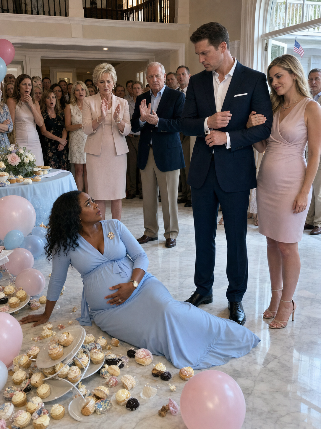 I Was Eight Months Pregnant When My Husband Brought His 22-Year-Old Mistress to Our Baby Shower and P*nched Me to the Floor in Front of His Parents.