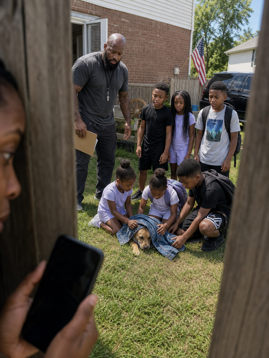 The Whole Neighborhood Warned Us About the Single Dad of Seven Next Door. I Had CPS Dialed When I Looked Through the Fence—Then I Saw What They Were Really Hiding
