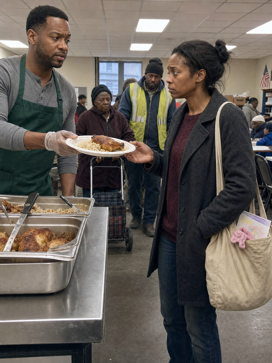 While Handing Out Free Meals at a Community Kitchen, I Recognized My Ex-Wife in Line and Mocked Her: "Did the Rich Man You Left Me for Finally Abandon You?"