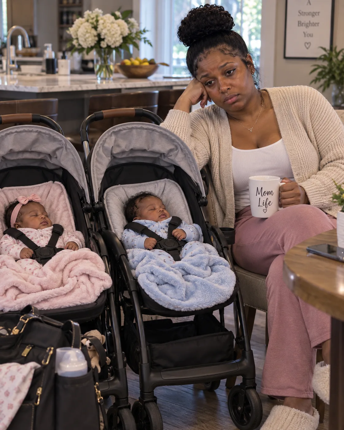 MY HUSBAND MADE ME HIDE UPSTAIRS DURING HIS PROMOTION DINNER BECAUSE I WASN'T “BACK IN SHAPE” THREE WEEKS AFTER HAVING TWINS—I AGREED, BUT HE HAD NO IDEA WHAT I'D LEFT AT THE TABLE.