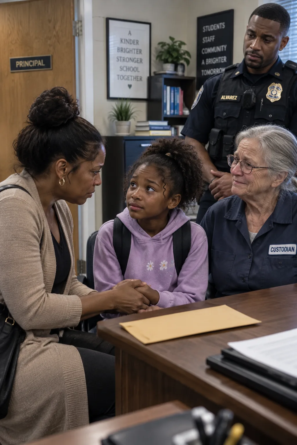 MY 10-YEAR-OLD DAUGHTER BOUGHT NEW GLASSES FOR AN ELDERLY SCHOOL CUSTODIAN WITH HER OWN SAVINGS—THE NEXT DAY, THE PRINCIPAL CALLED AND SAID, “MA'AM, A POLICE OFFICER IS LOOKING FOR YOUR DAUGHTER.”