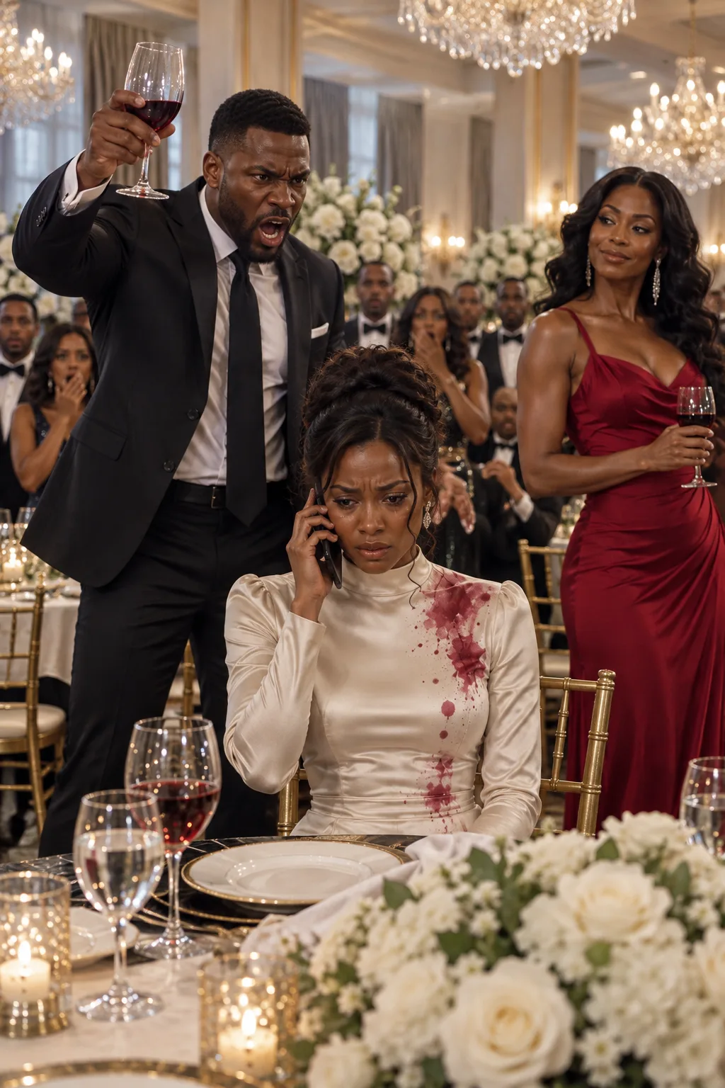 AT HIS PROMOTION GALA, MY HUSBAND ANGRILY SPLASHED CHAMPAGNE ACROSS MY DRESS. “YOU PATHETIC HICK!” HE SPAT, BEFORE SHOWING OFF HIS MISTRESS IN FRONT OF ALL THE GUESTS.