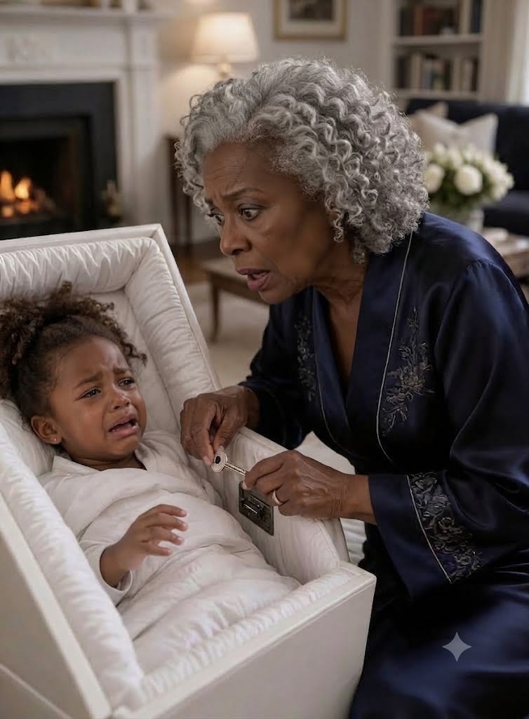 AT MY 6-YEAR-OLD GRANDDAUGHTER’S FUNERAL, I LEANED OVER HER CASKET TO SAY GOODBYE. THEN I HEARD A SCRAPE FROM INSIDE. “DADDY SAID IF I WOKE UP, I WOULD RUIN EVERYTHING,” SHE WHISPERED.