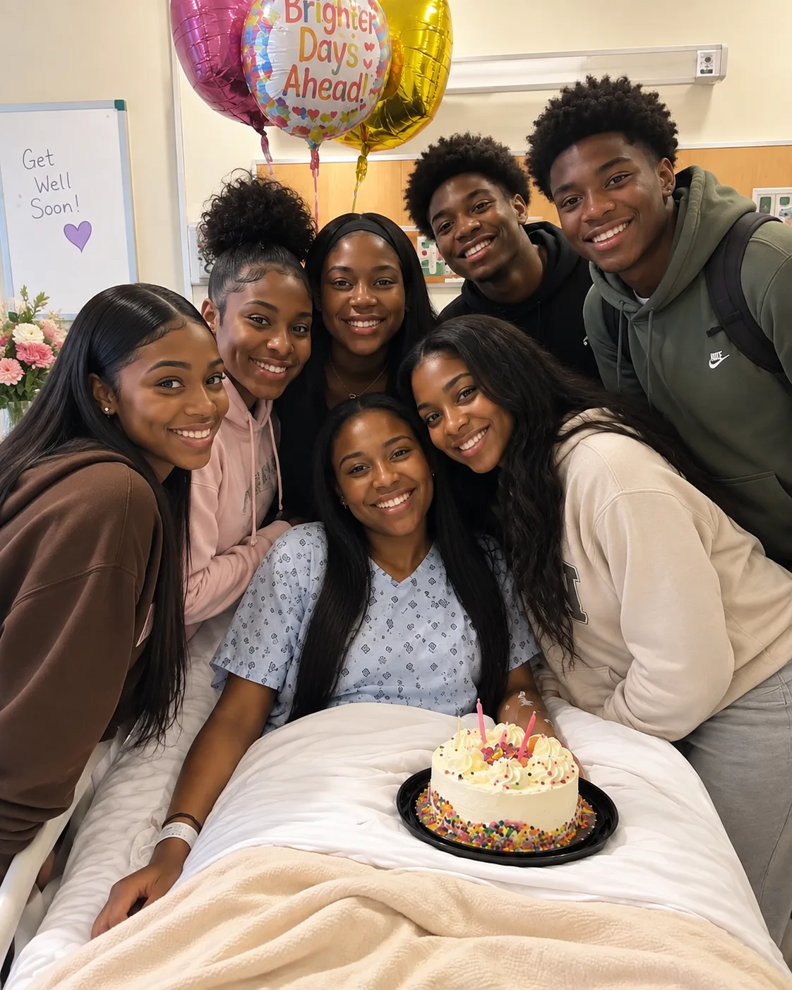 MY DAUGHTER’S CLASSMATES CAME TO VISIT HER IN THE HOSPITAL EVERY DAY AFTER SHE FELL SERIOUSLY ILL — THEN ONE OF THEM ASKED, “DO YOU REALLY HAVE NO IDEA WHAT SHE REALLY DID?”