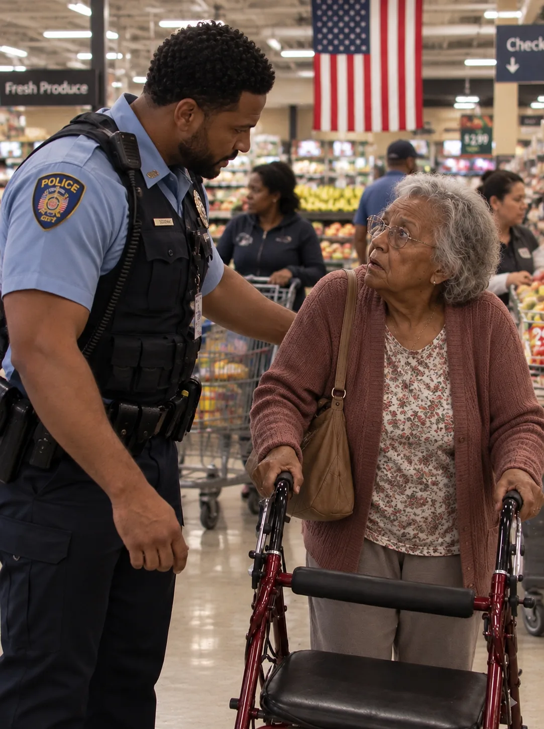A Security Guard Grabbed My 85-Year-Old Mother's Wrist and Called Her a Thief — Then She Opened an Old Gold Locket, and He Wept. Who Was Inside It