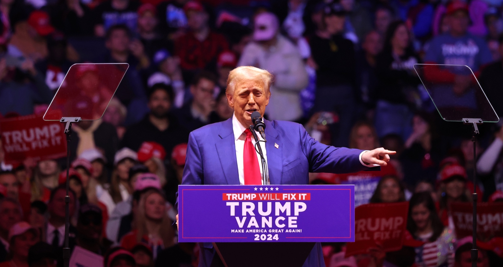 Trump Leaves Stage Mid-Speech To Comfort Parents Of 12-Year-Old Killed By Stray Bullet