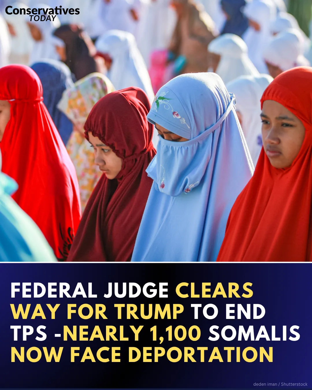 Federal Judge Clears Way for Trump Administration to End TPS for Nearly 1,100 Somalis
