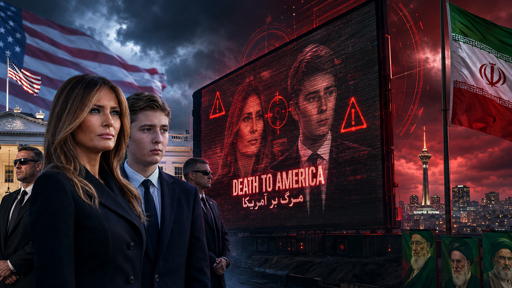 IRAN TARGETS MELANIA & BARRON IN CHILLING PROPAGANDA VIDEO