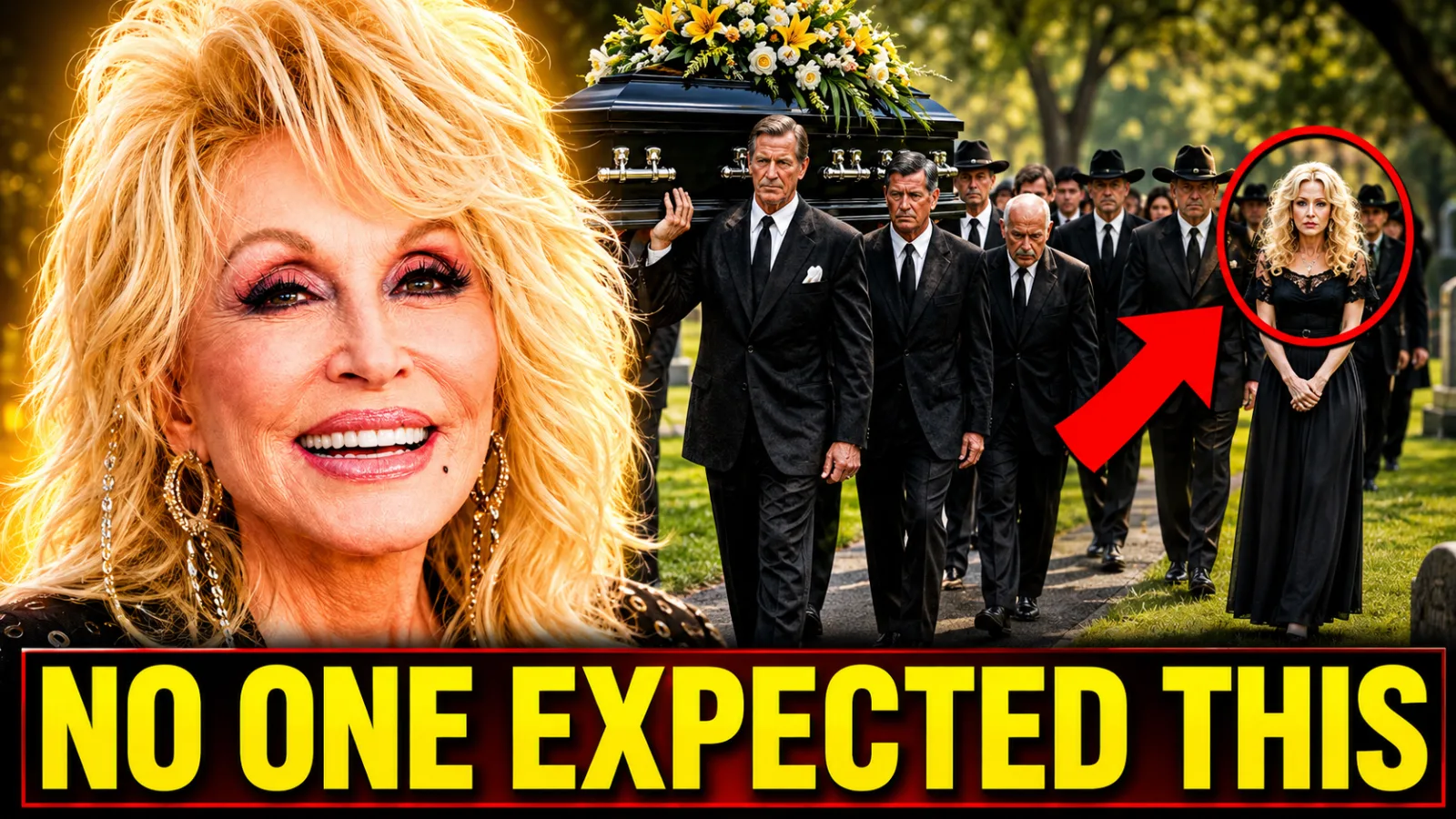 The One Guest At Dolly Parton's Funeral No One Expected