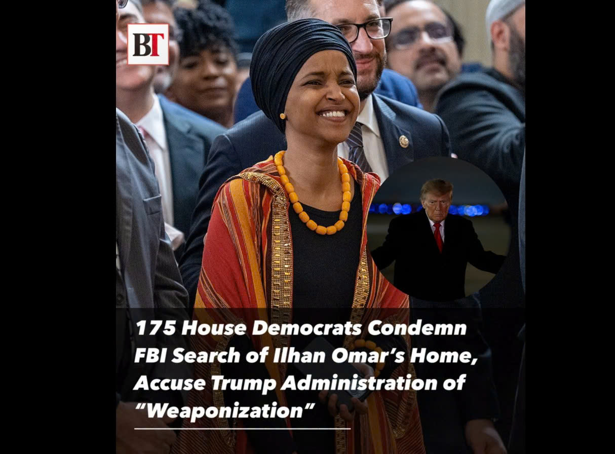 A DEVASTATING POLITICAL TURN — 175 Democrats Challenge the Trump Administration Over the Ilhan Omar Investigation