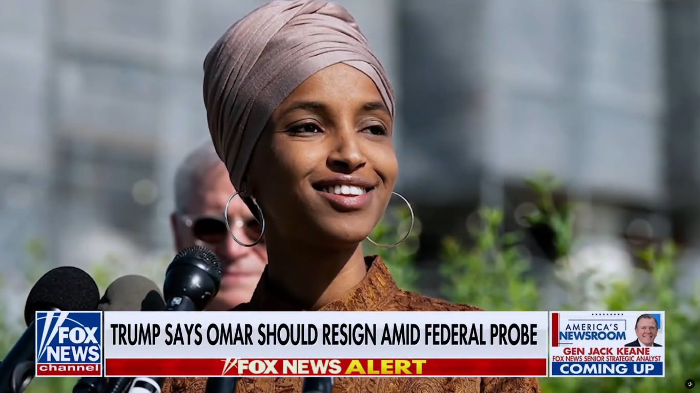# A DEVASTATING TAKEDOWN — Trump Demands Ilhan Omar’s Resignation as a Disputed Name Allegation Sparks a New Political Firestorm