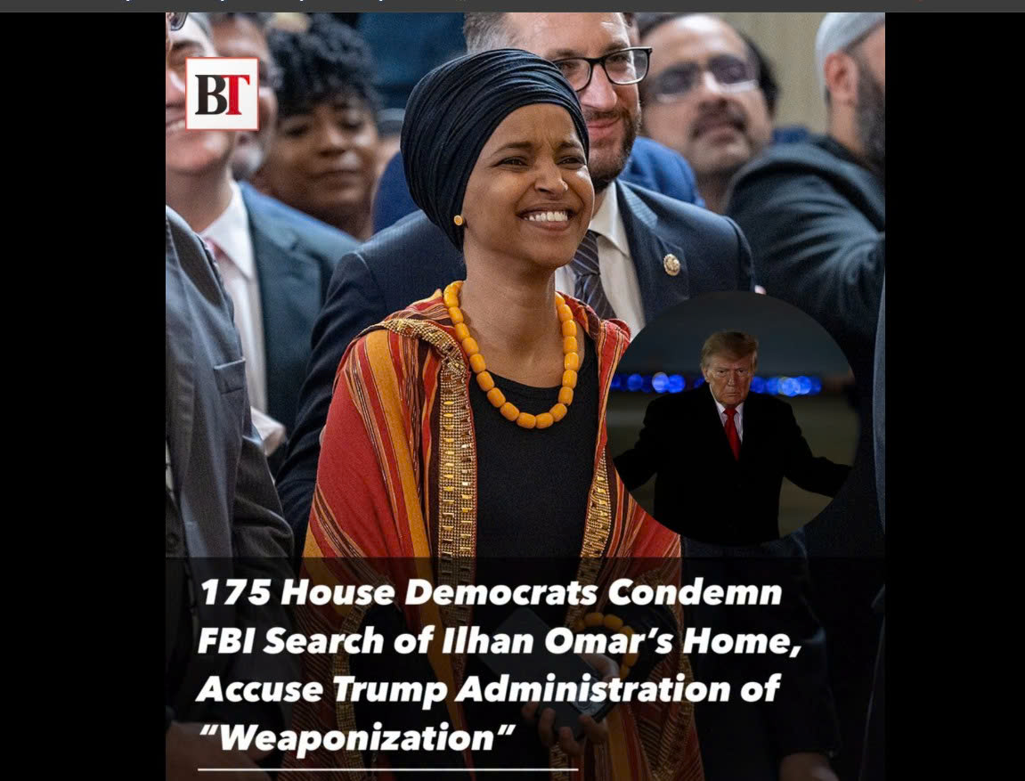 A DEVASTATING RAID — Ilhan Omar Faces Mounting Questions After Federal Agents Search Her Home, Sparking Democratic Outrage