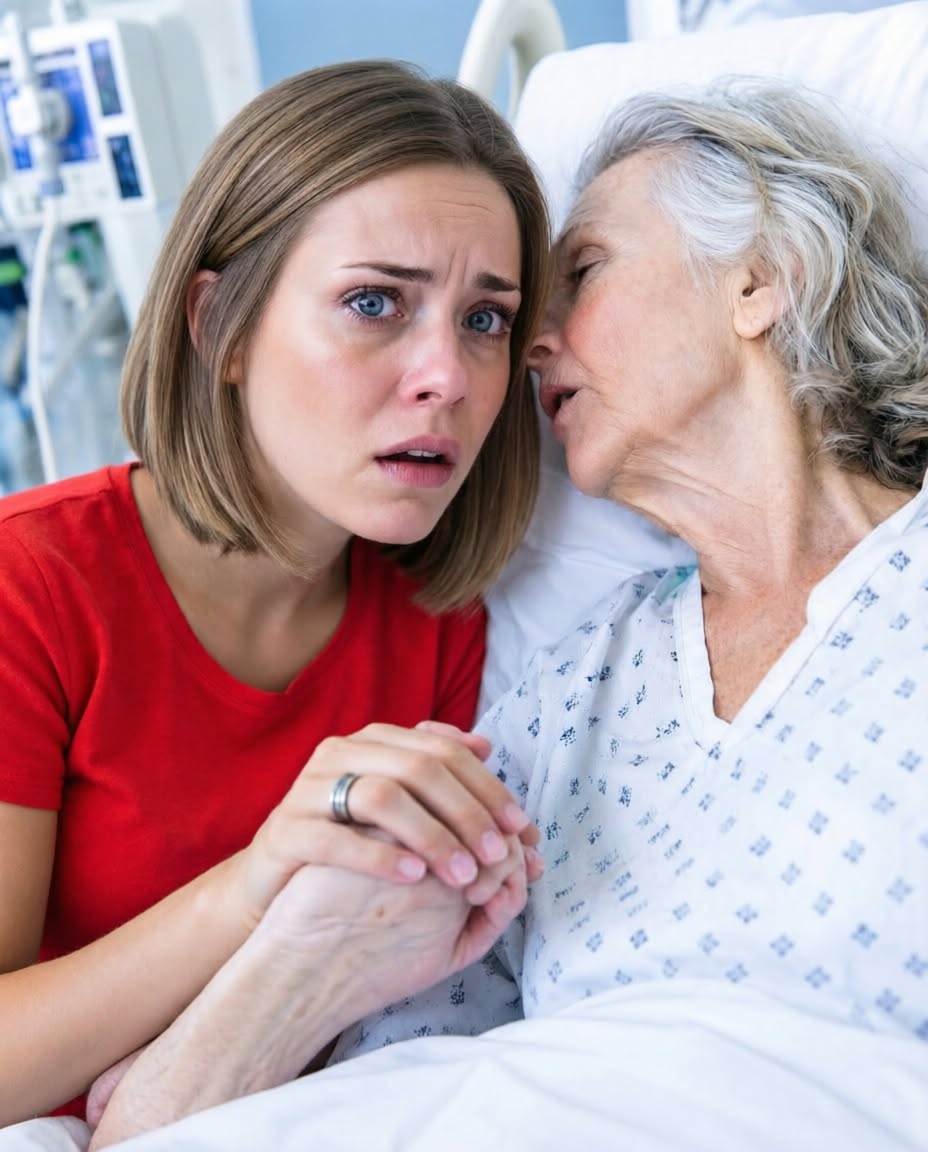 While my grandmother lay d:ying, my parents and sister never visited—not once. I was the only one holding her hand when she whispered, “After I’m gone, look behind the family portrait in the living room.”