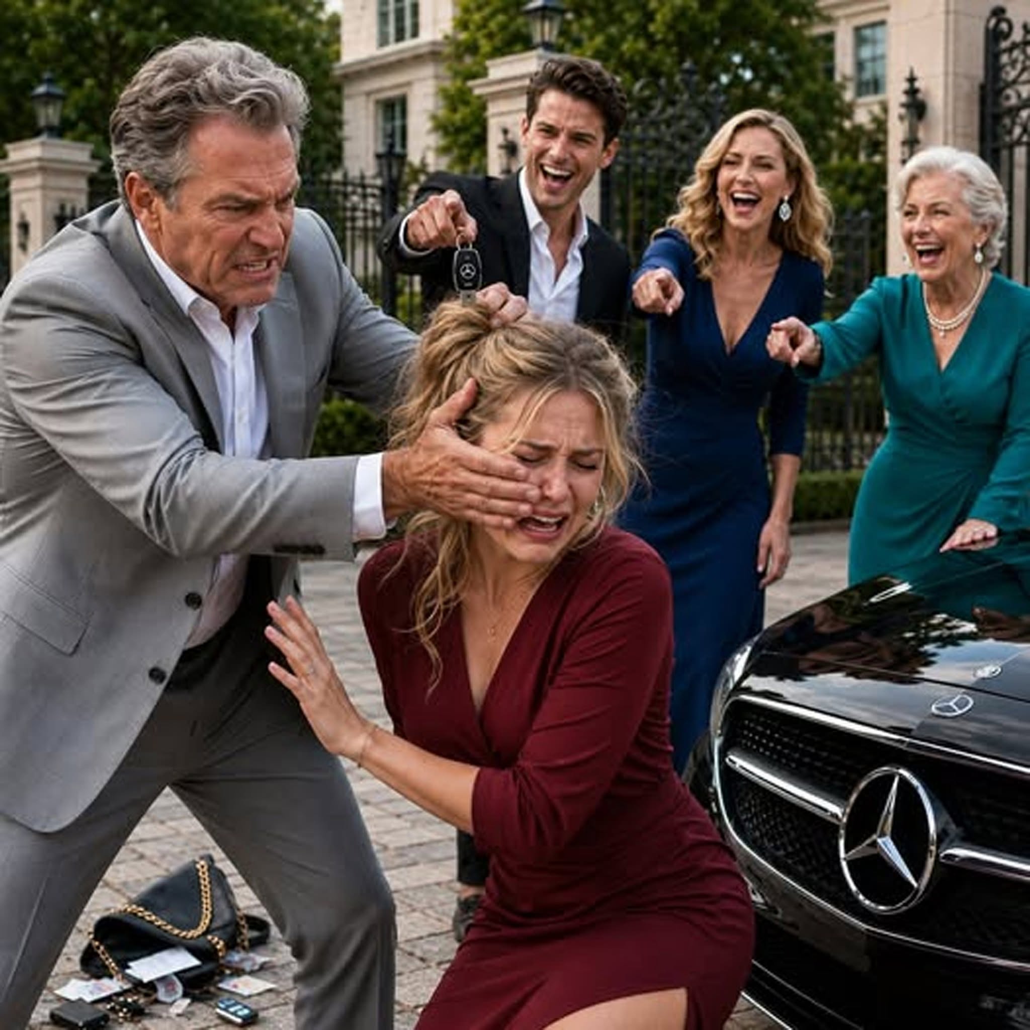 After my husband passed away, my father hit me and my brother stole the Mercedes that he brought for me.