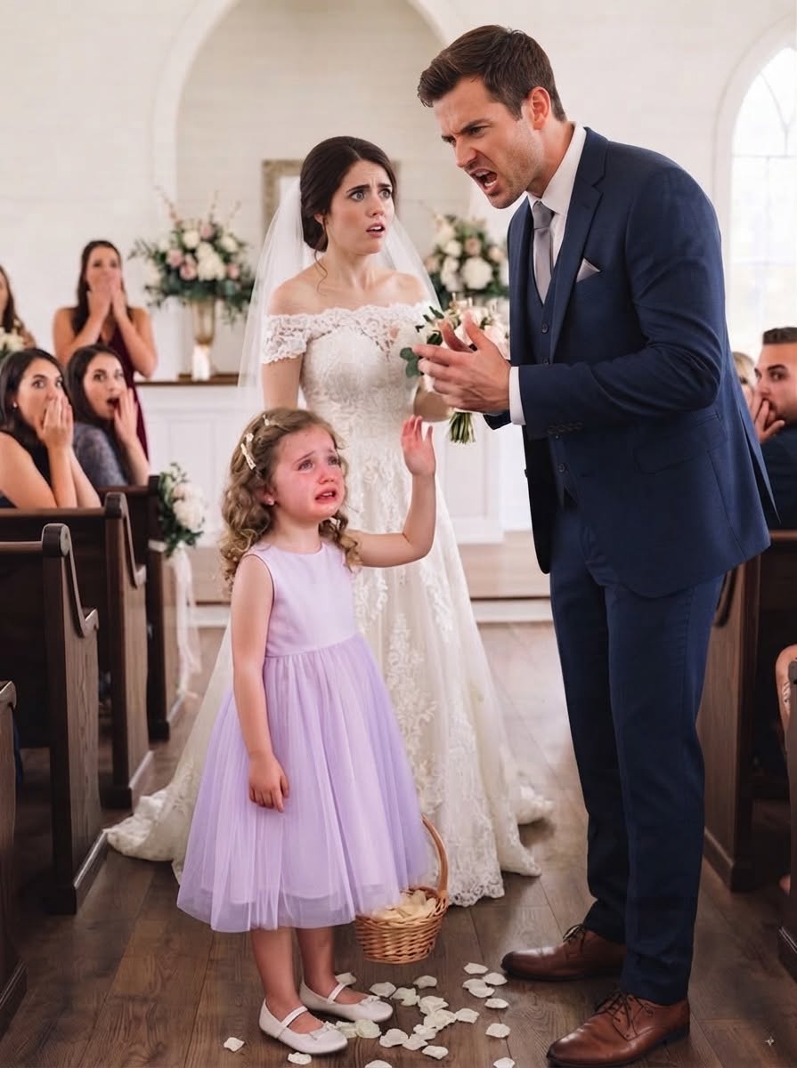 Thirty Minutes After Our Divorce Was Finalized, I Flew to London With Our Son—While My Six-Year-Old Daughter Was Forced to Stand in Her Father’s Wedding**  When the officiant asked whether anyone objected to my ex-husband’s marriage, the chapel remained silent.  Then my six-year-old daughter raised her hand.  Vanessa laughed nervously beneath her white veil.  “Oh, sweetheart, put your hand down.”"