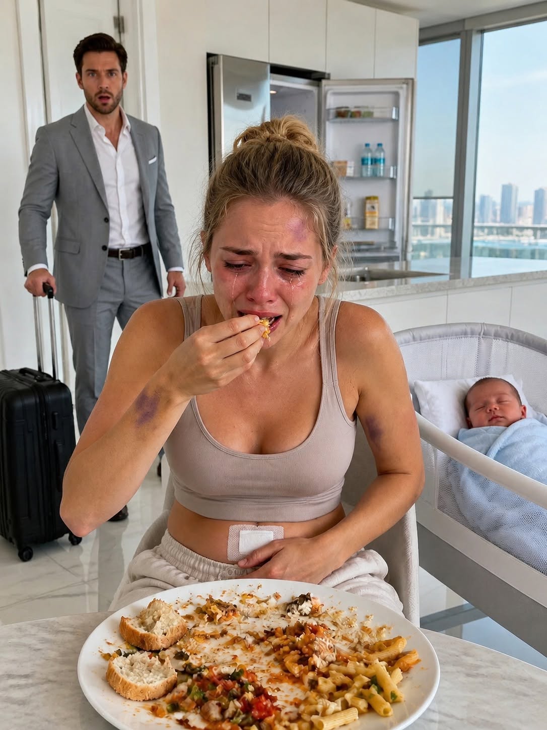 "At 11:57 on New Year’s Eve, while a nurse warmed my newborn son beneath a hospital lamp, I watched my mother carry his prescription formula out of our apartment.  On the security recording, my sister followed with two grocery bags filled with the food I had bought for my wife’s recovery. Then my brother-in-law lowered the thermostat and unplugged the visible camera hub.  My mother glanced toward the kitchen, where Maya sat eleven days after an emergency C-section, and said, “Leave the empty cans. David needs to see what kind of mother she is.”  That was the moment I understood they had not merely abandoned my wife and child."