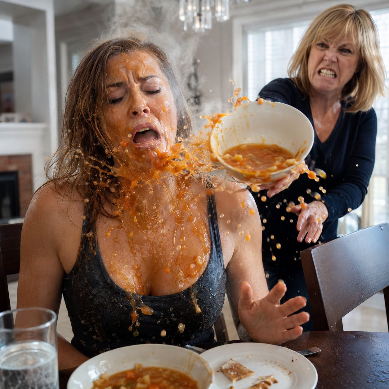 My mother threw a bowl of scalding hot soup in my face because I dared to refuse her stepdaughter. "Give her all your things—or get out!" she yelled.