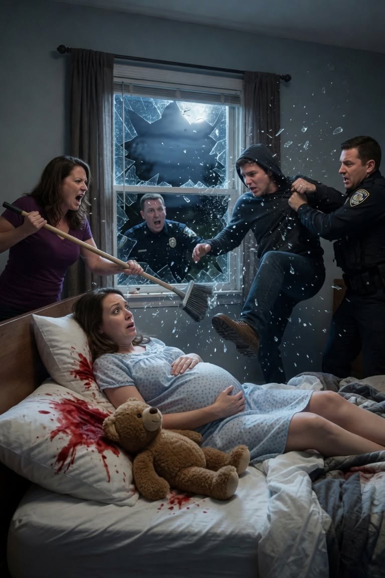 My in-laws attacked me to steal our land—never realizing the teddy bear on my nightstand recorded every second right as police smashed the window.