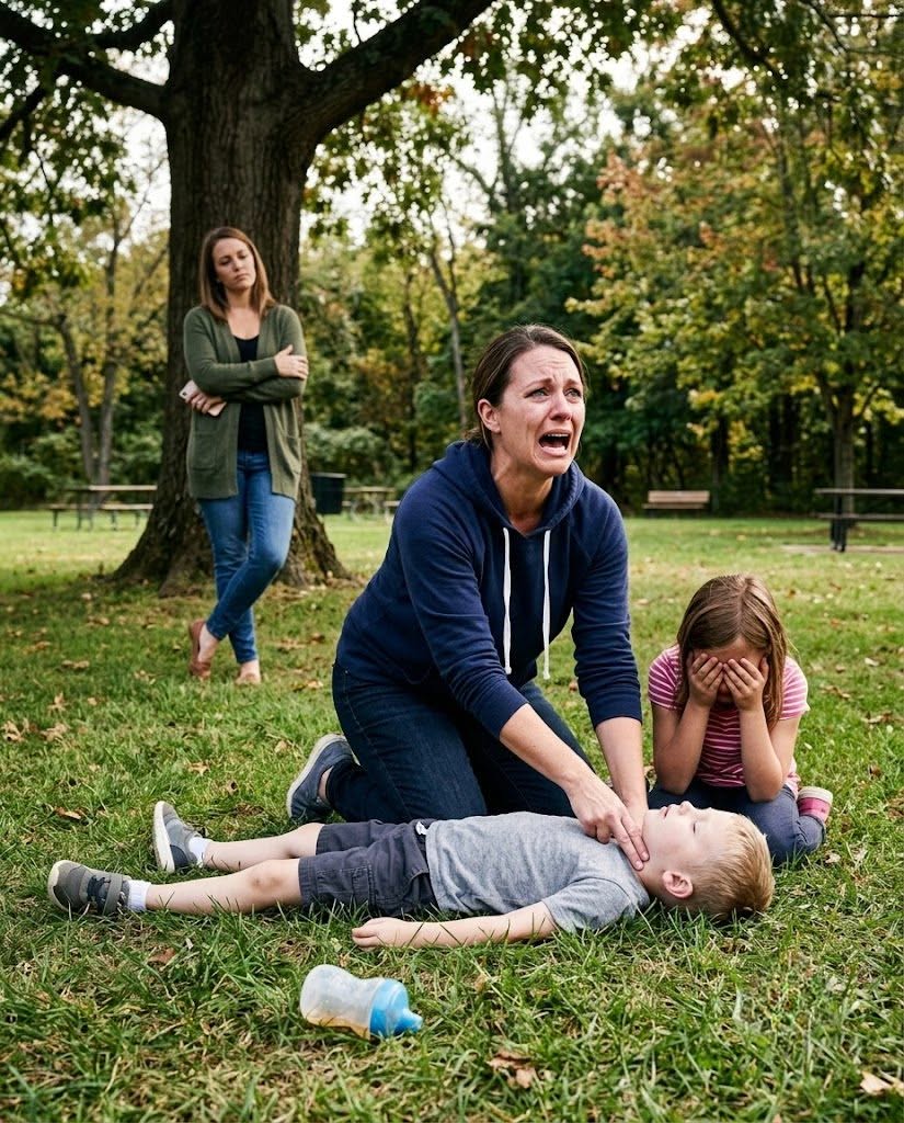 My sister-in-law drugged my eight-year-old son at the park and called it a prank—until the hospital lab results exposed her attempt to frame me.