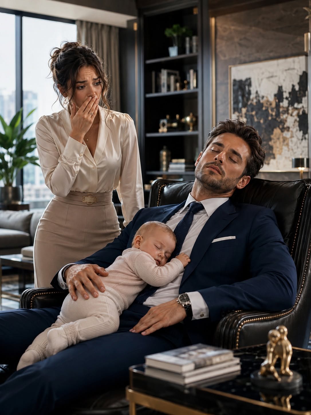 I Had Only $18 and No Babysitter, So I Brought My 8-Month-Old Daughter to Work—Hours Later, My Ex, His Mother, and My Manager Tried to Take Her Away... But They Never Expected the Restaurant Owner to Wake Up Holding Her in His Arms