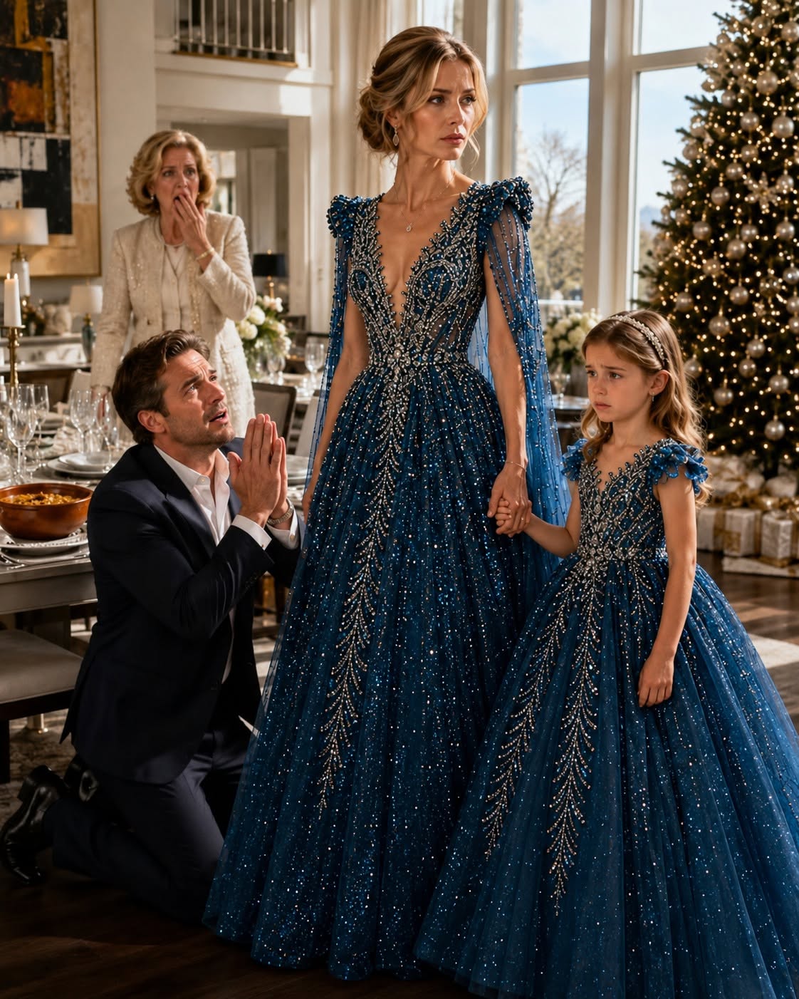 After Giving His Entire Holiday Bonus to His Mother, My Husband Came Home Demanding a Lavish Dinner and Humiliated Me in Front of Our Daughter