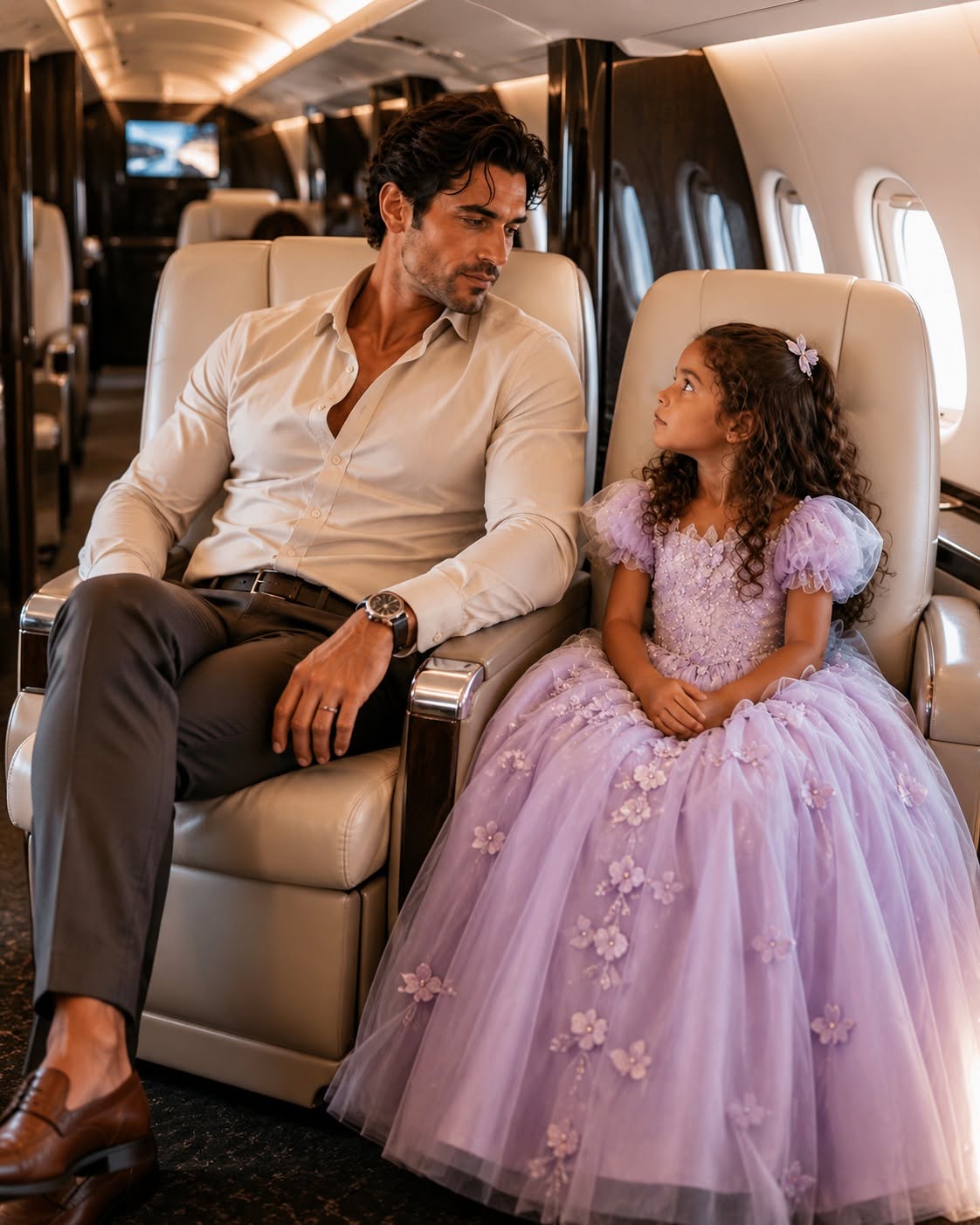 The most feared man in New York unknowingly spent an entire flight sitting beside the little girl he had been searching for without even realizing she was his daughter. When she looked at me and asked, "Have you ever loved someone enough to ruin your own life?"