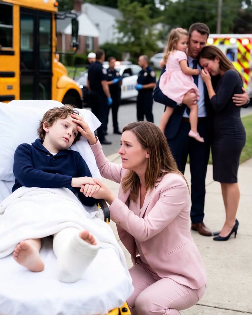 During the accident, my husband pulled our son's hand away so he could rescue his first love's daughter first. “Mom, I don't want Dad anymore,” he whispered before going into a four-hour surgery. I didn't argue. I called my lawyer and left my wedding ring on the table. The next morning, he discovered what I had been preparing for six years.
