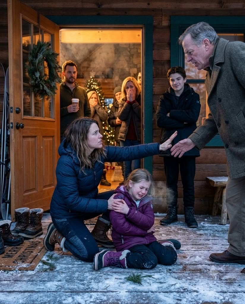 After I paid for my father's bills and the Christmas cabin, my nephew shoved my 10-year-old onto the icy porch. Dad looked at her swollen shoulder and ordered, "Apologize to Bryce right now. In this family, my grandson does whatever he wants."