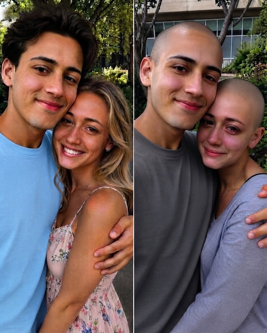 "My 17-year-old son shaved off all his hair for his girlfriend who was battling cancer — the next day, her mother called and said, ""You need to come to the hospital and see what your son did."" My son, Aaron, has always had a kind heart. He's seventeen, does well in school, stays out of trouble, and notices when someone around him is hurting. He eventually started dating Lily, the daughter of one of my closest friends. I was happy for them. They were wonderful together, and it was clear how deeply they cared about each other. Then, a few months ago, Lily was diagnosed with cancer."