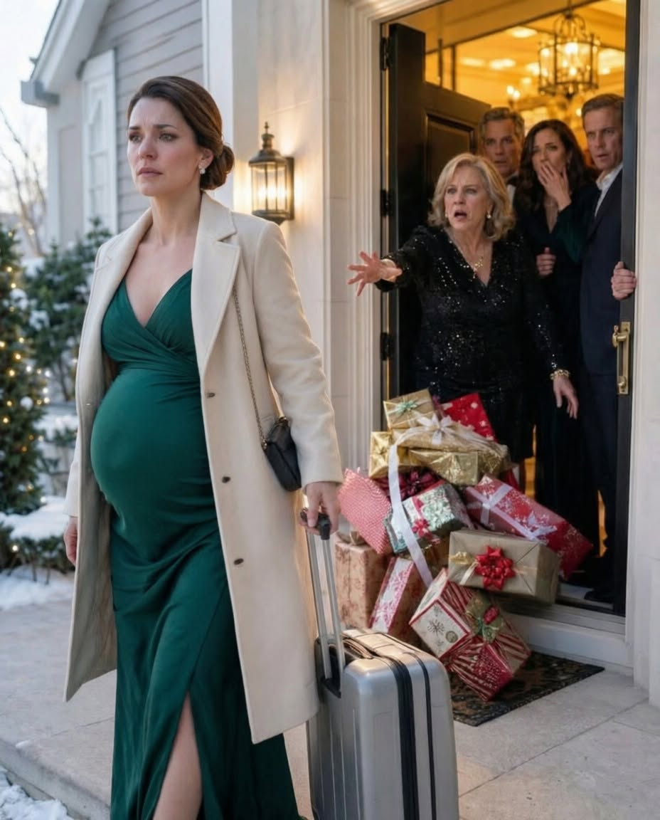 On New Year’s Eve, mom gave presents to every grandchild except mine, so I quietly left and said never to invite us again—then at 6:00 a.m. on January 1, my family’s “new year’s gift” arrived at their door...
