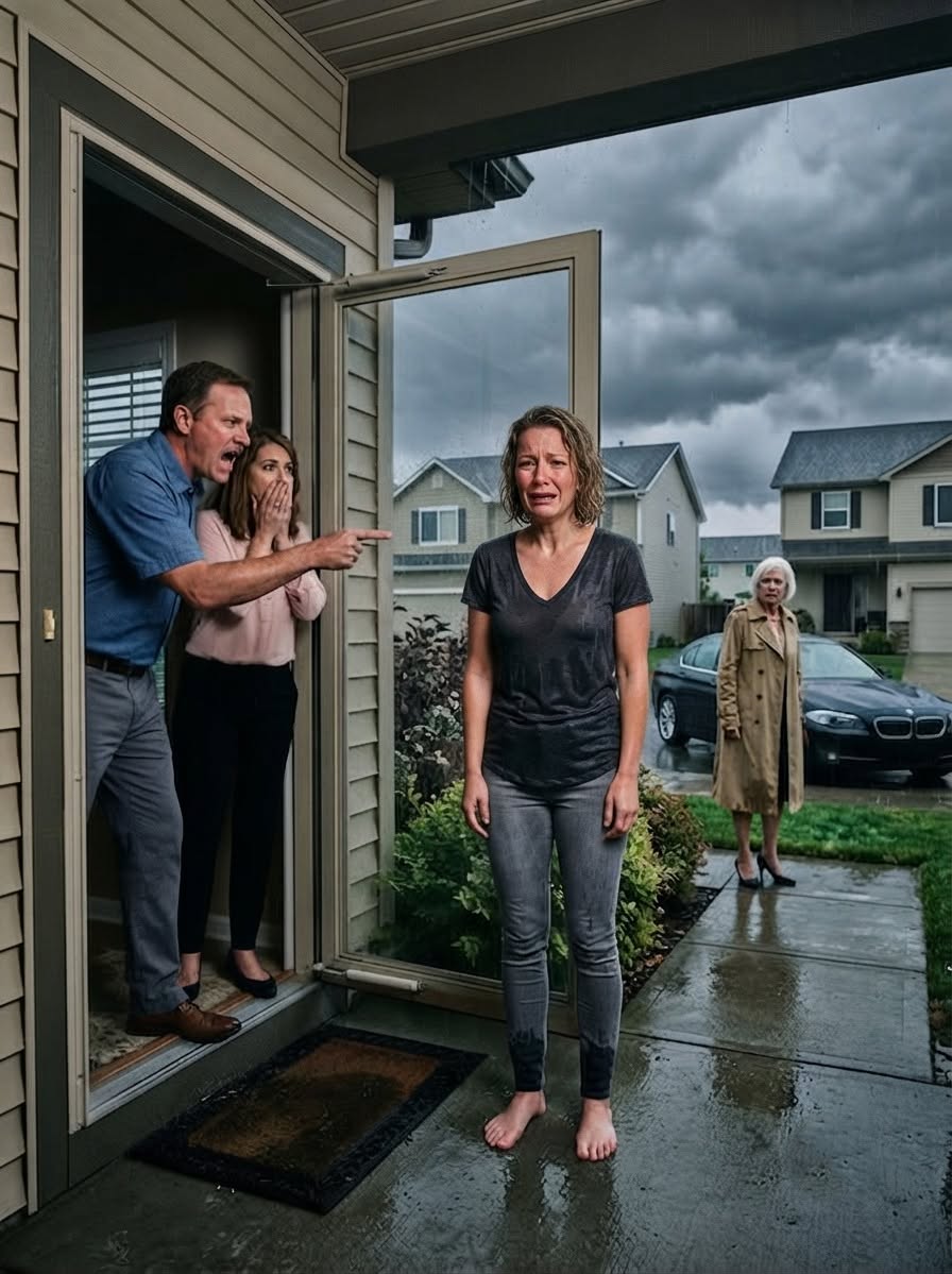 "I was locked outside in the rain just three hours before the hurricane made landfall, all because I “talked back to him at dinner.”