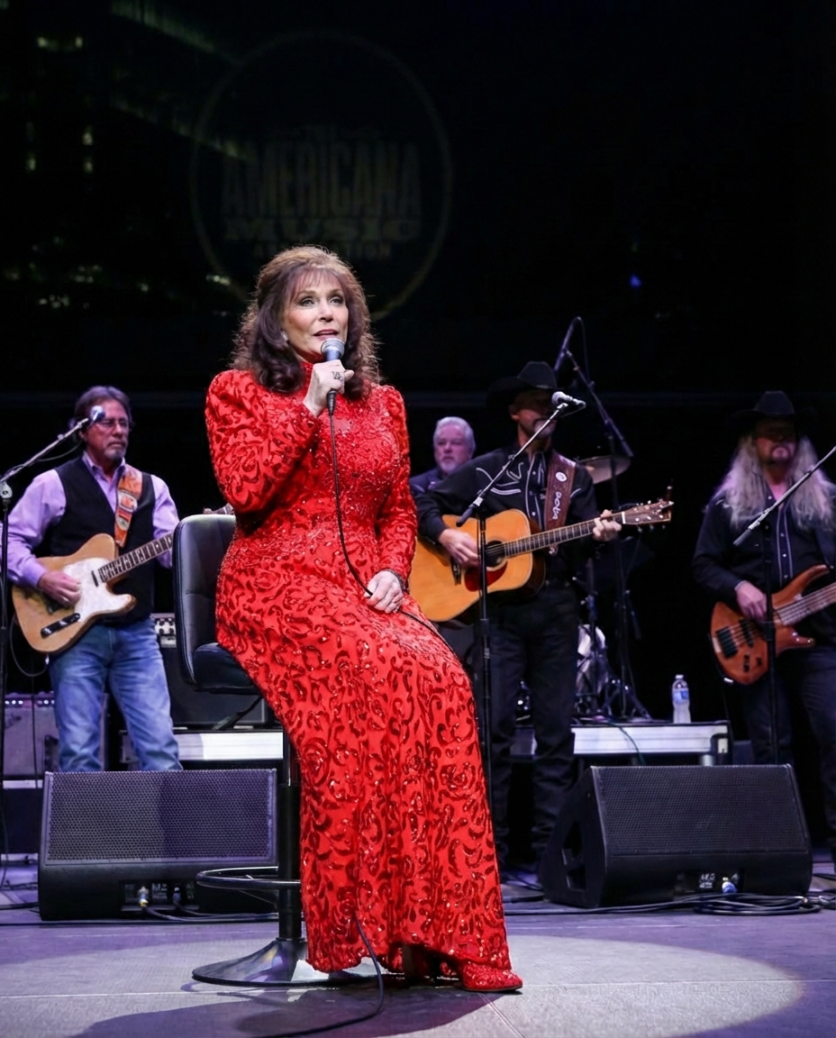 “THE NIGHT SOME PEOPLE SAID LORETTA LYNN SHOULD HAVE STAYED HOME.