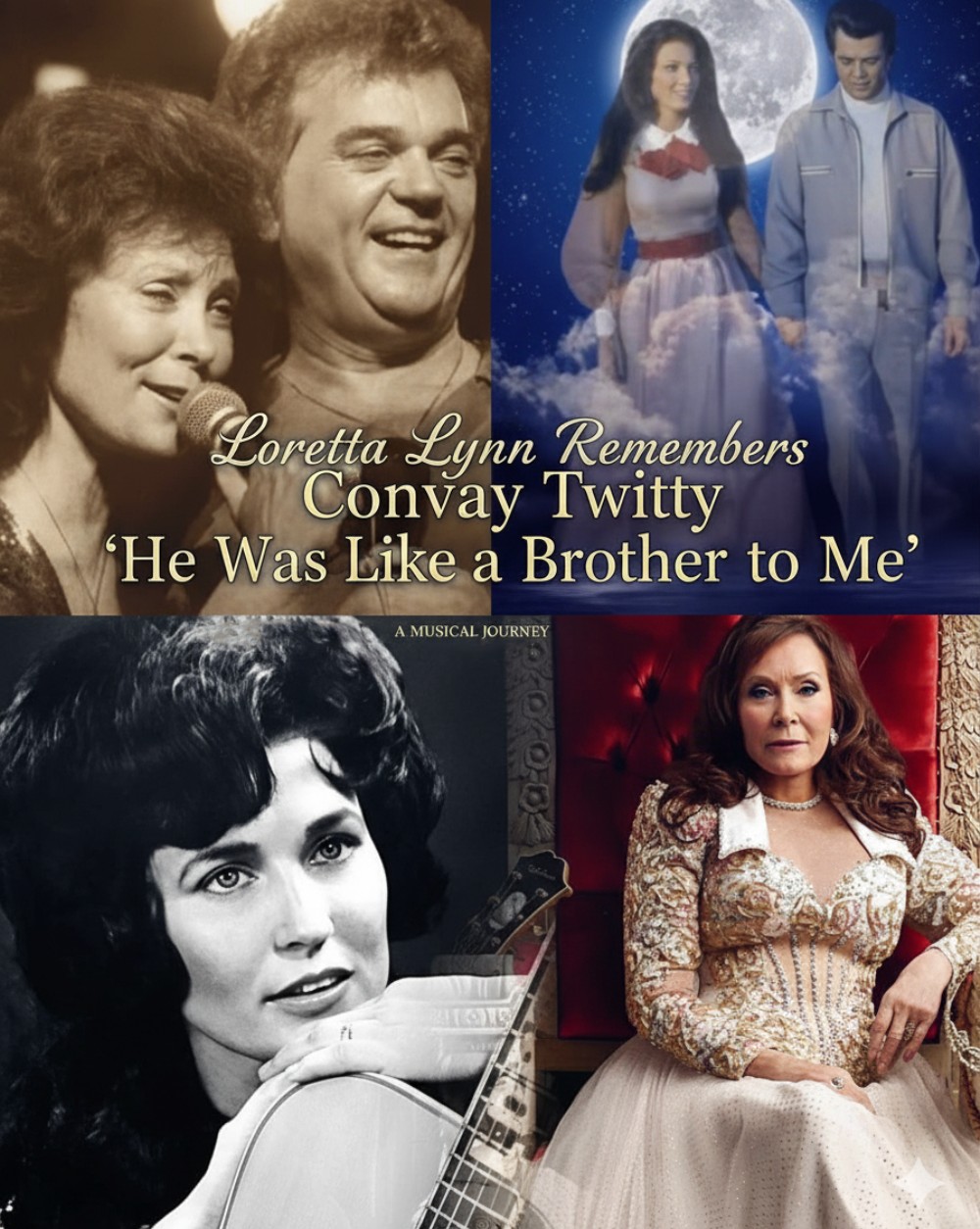 Loretta Lynn Remembers Conway Twitty: ‘He Was Like a Brother to Me’l