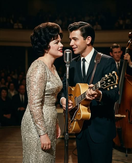 LESS THAN A YEAR BEFORE THE PLANE CRASH THAT TOOK HER LIFE, PATSY CLINE STOOD ON THAT STAGE AND SANG LIKE SHE KNEW