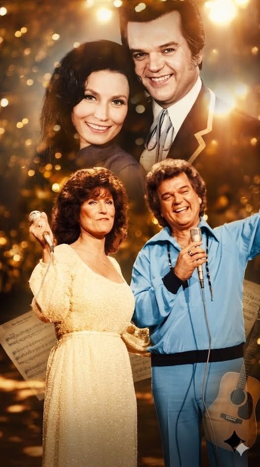 LORETTA LYNN SPENT YEARS BEING NASHVILLE'S TOUGHEST WOMAN — BUT THE MOMENT SHE SHARED THIS MICROPHONE WITH CONWAY TWITTY, SHE REVEALED A VULNERABILITY NO ONE EXPECTED...