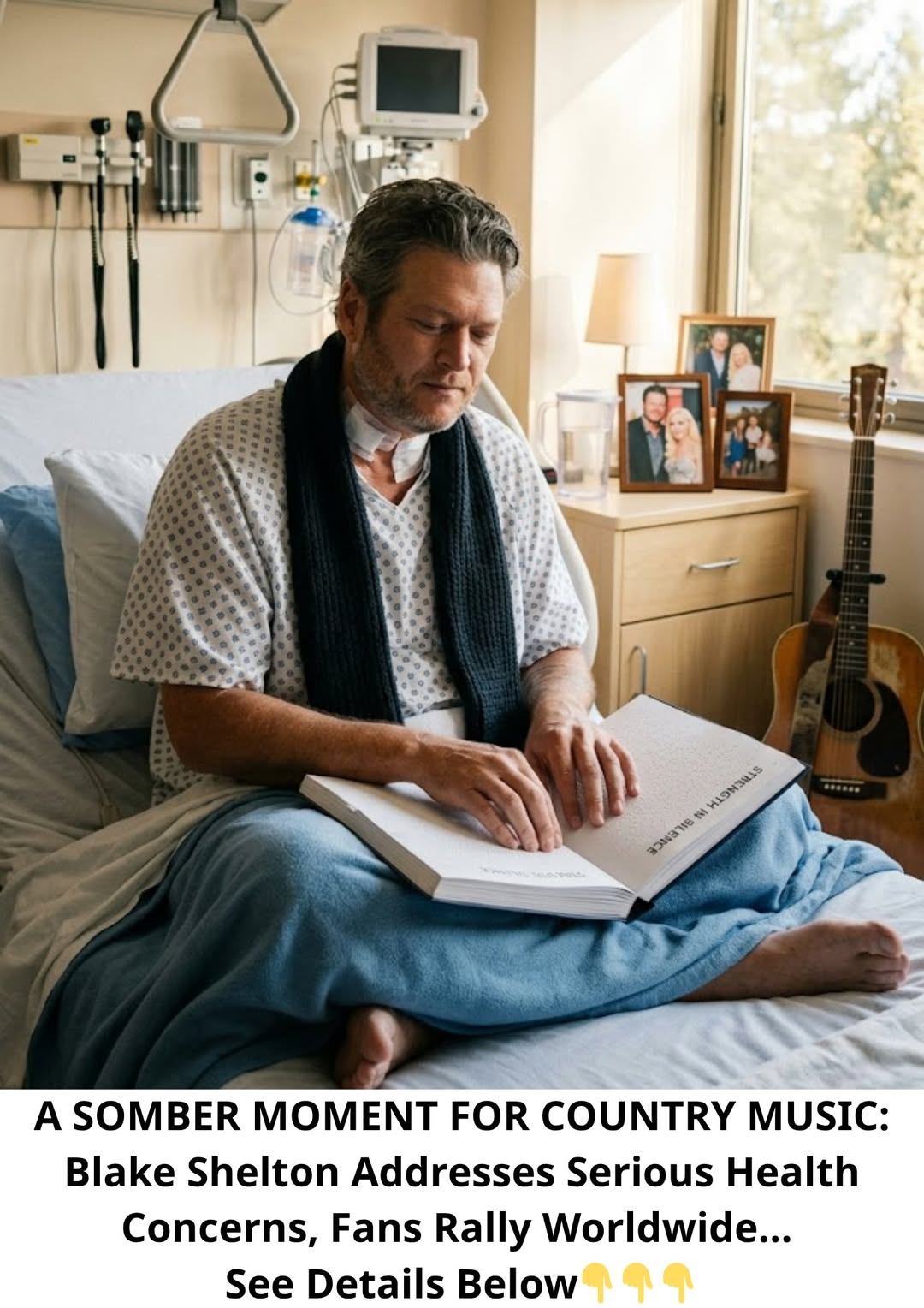 🚨 A SOMBER MOMENT FOR COUNTRY MUSIC: Blake Shelton Addresses Serious Health Concerns, Fans Rally Worldwide