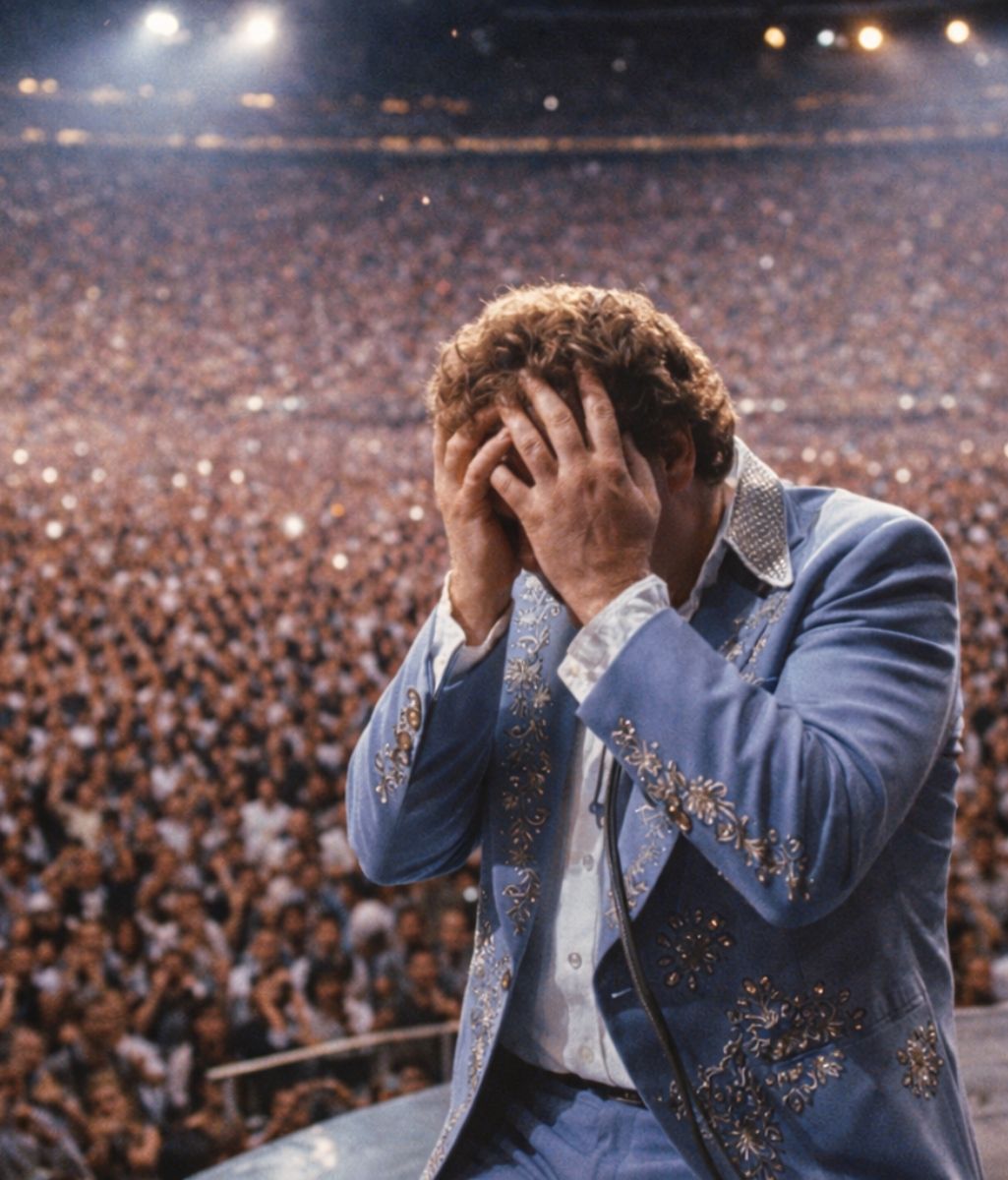 A NIGHT NO ONE EXPECTED: Conway Twitty breaks down on stage