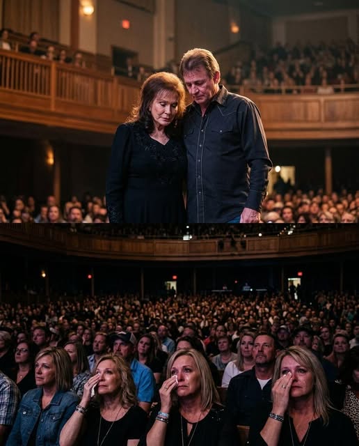 “‘HE’S THE REASON I KEPT GOING’ — 7 WORDS FROM LORETTA LYNN THAT LEFT 8,000 FANS IN ABSOLUTE SILENCE.”k