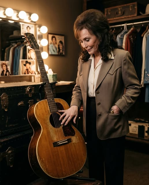NO ONE UNDERSTOOD WHY LORETTA LYNN ALWAYS TOUCHED THE SAME OLD GUITAR BEFORE EVERY SHOW FOR 60 YEARS
