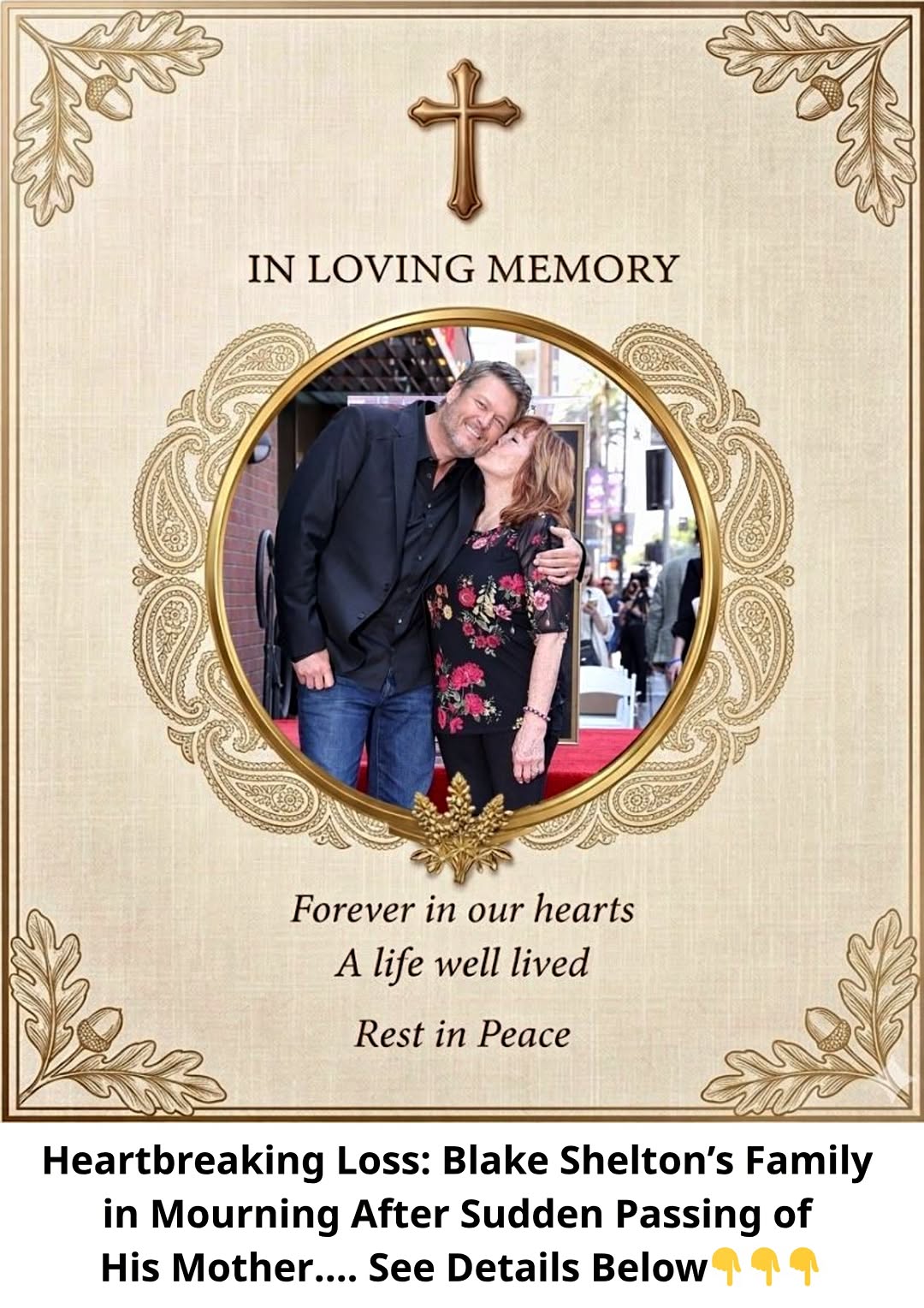 Blake Shelton💔 When the Strongest Roots Are Gone: A Reflection on Loss, Family, and the Quiet Power Behind a Life