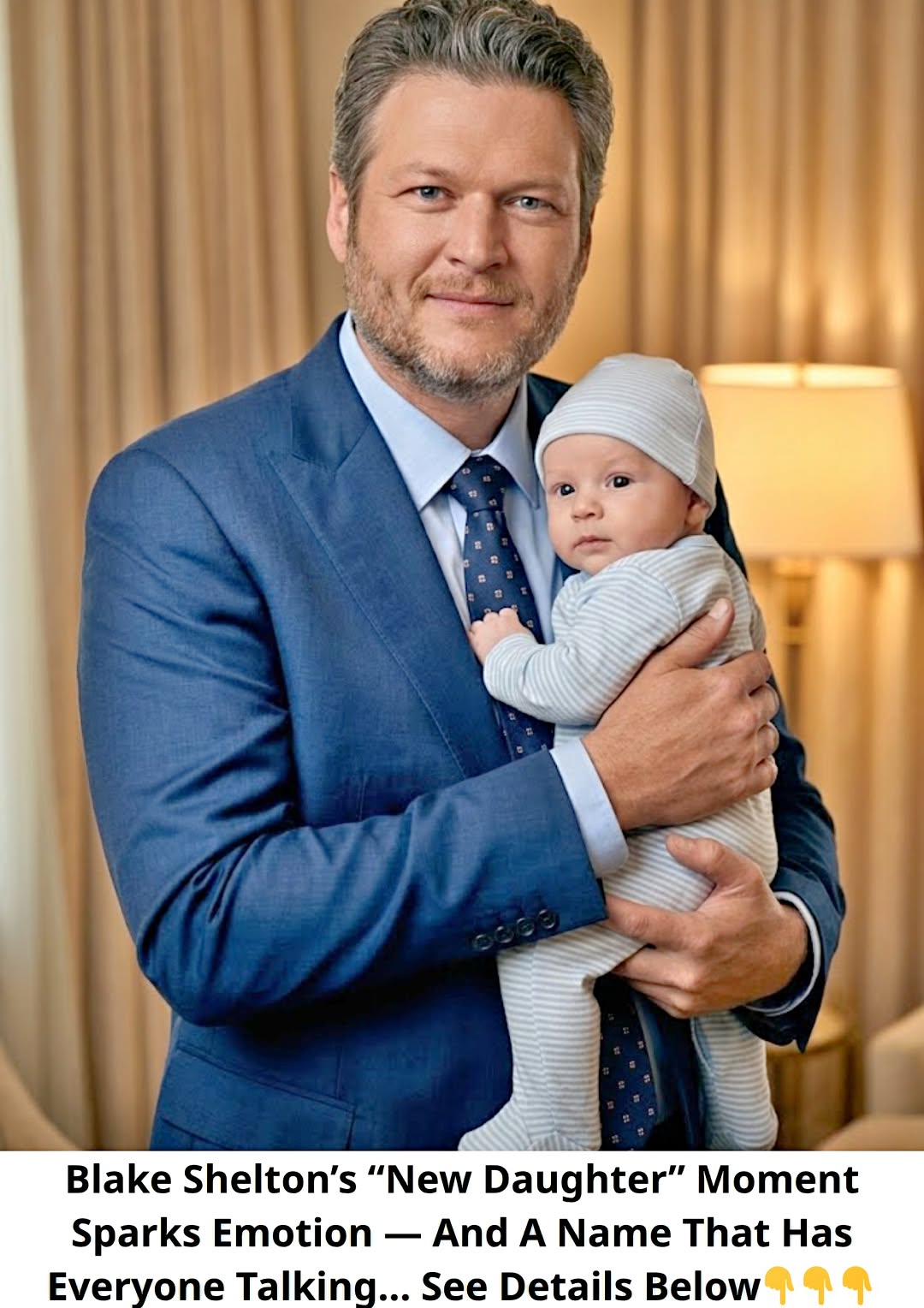 Blake SheltonBLAKE SHELTON’S “NEW DAUGHTER” MOMENT SPARKS EMOTION — AND A NAME THAT HAS EVERYONE TALKING