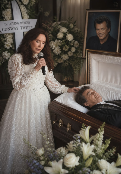 “Time Stood Still at Conway Twitty’s Funeral: The Unannounced Moment When Loretta Lynn Walked In and Sang One Final Song—A Silent Goodbye That Redefined Country Music Forever”