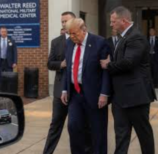 There are some reports Trump has been taken to Walter Reed Hospital...