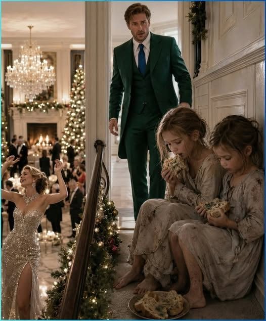 The next gift Nathan opened wasn't under the Christmas tree—it was a piece of evidence that changed everything.  The millionaire came home for Christmas and found his little daughters eating moldy bread while his new wife danced in diamonds downstairs
