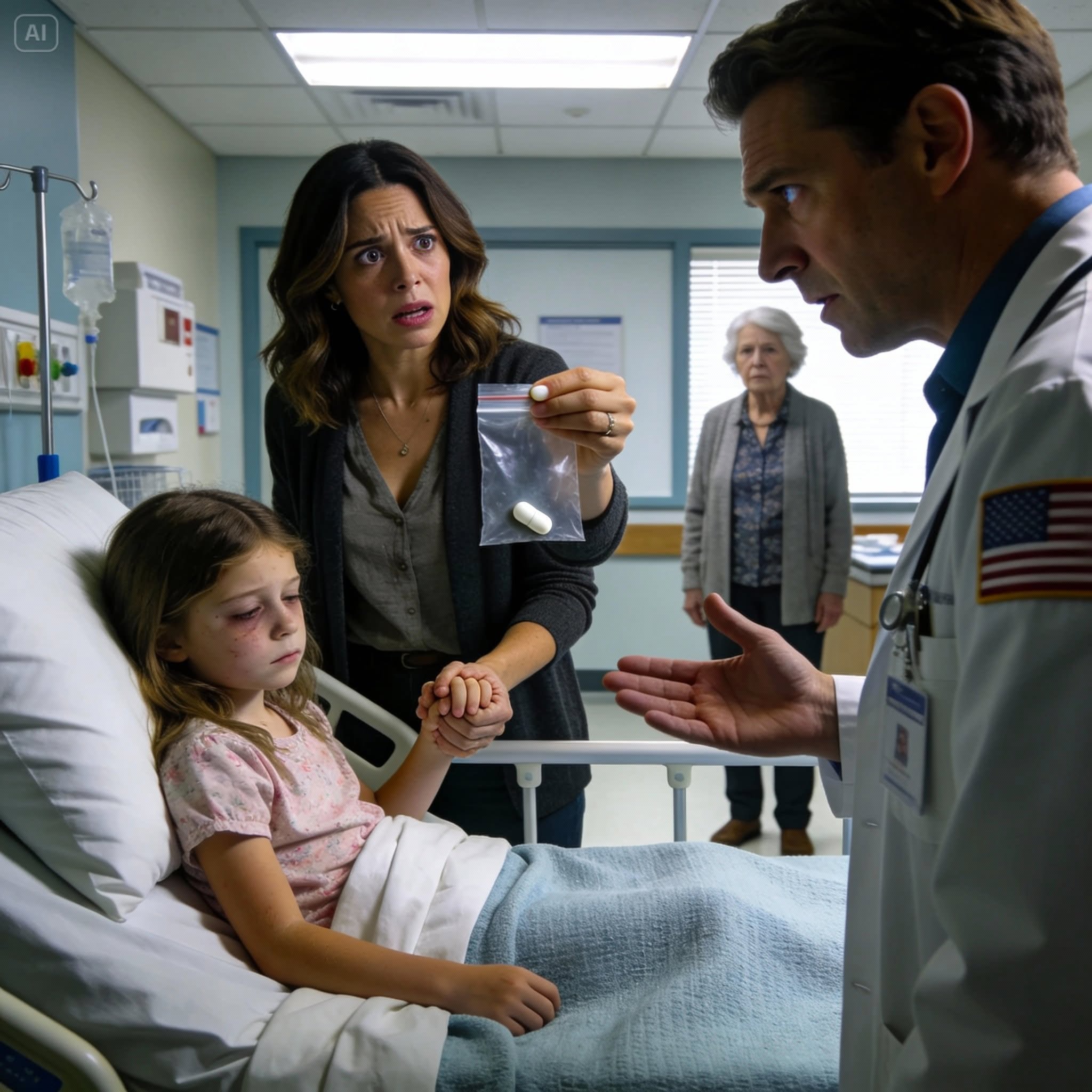 "The school called at 2:47 PM. “Your daughter fell asleep standing in the lunch line.” My heart dropped. That night she whispered, “Mommy, I don’t want Grandma’s sleepy pills anymore.” When I showed the doctor the pill she’d hidden, his face went white. “This is Zopiclone,” he said. “For a child her size, this could’ve killed her.” That’s when fear turned into action.