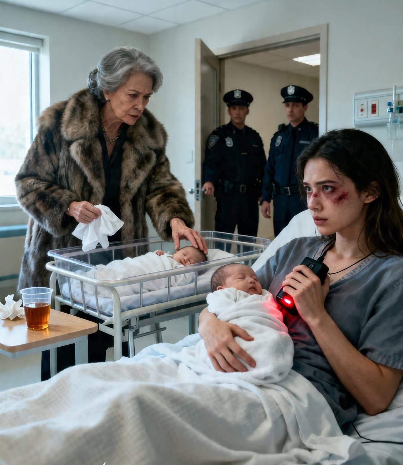 "I never told my mother-in-law I was a judge. To her, I was just an unemployed gold digger. A few hours after the C-section, she burst into my room with adoption papers and said mockingly, ""You don't deserve the VIP room. Give one of the twins to my infertile daughter