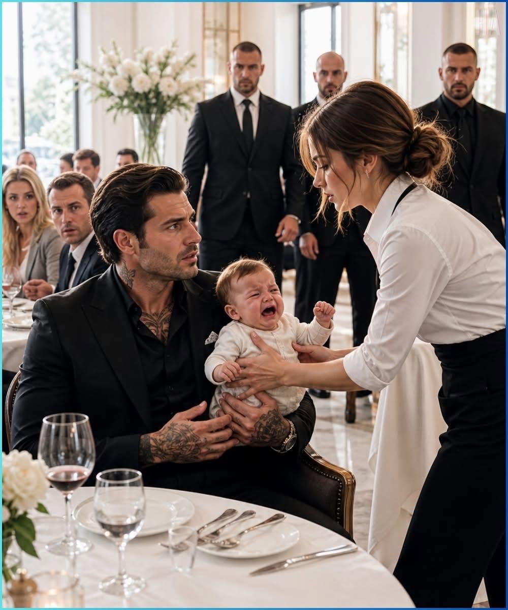 "The Mafia Boss’s Baby Wouldn’t Stop Crying in the Restaurant—Until a Waitress Crossed a Line No One Dared Touch