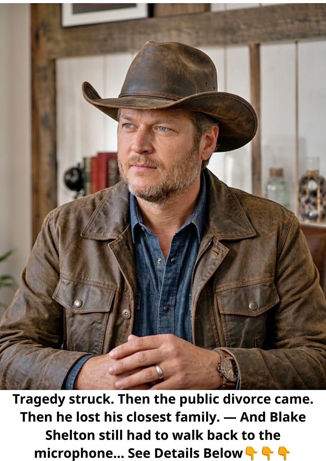 “He Still Walked Back to the Microphone” — The Pain, Loss, and Quiet Strength Behind Blake Shelton’s Journey